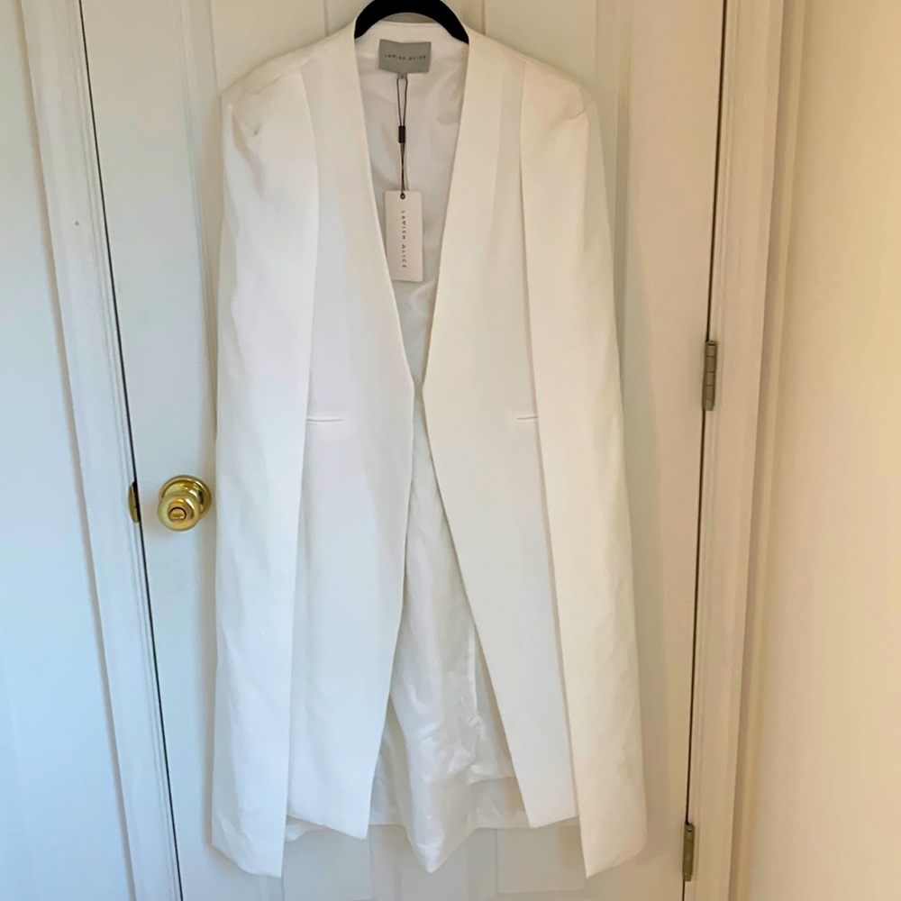 White Cape Blazer
